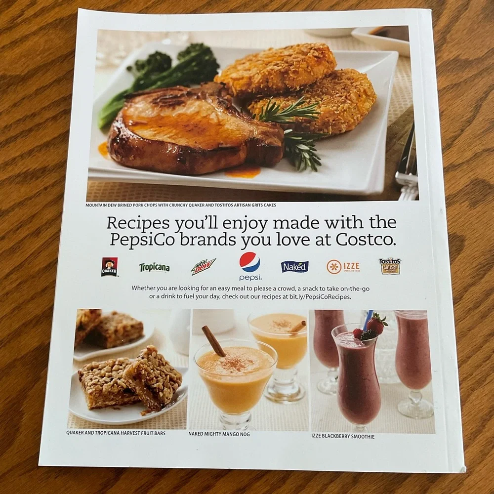 Enjoy Cooking The Costco Way Cookbook, 250 Pages